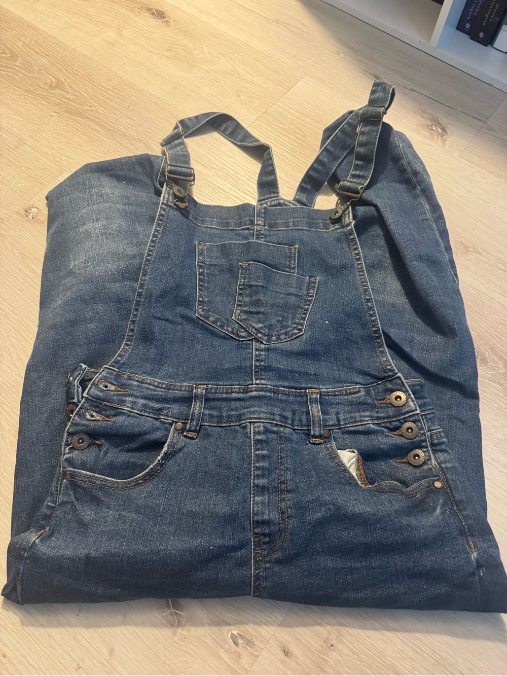 Men's Blue Denim Overalls - Brand Unknown